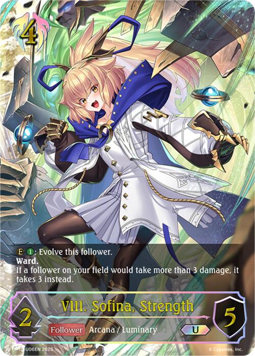 VIII. Sofina, Strength (U) (BP10-U06EN) [Gods of the Arcana] - Bushiroad - Card Brawlers | Quebec | Canada |