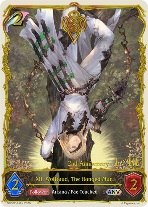 XII. Wolfraud, The Hanged Man (ANV) (SNC02-01EN) [Gods of the Arcana] - Bushiroad - Card Brawlers | Quebec | Canada |