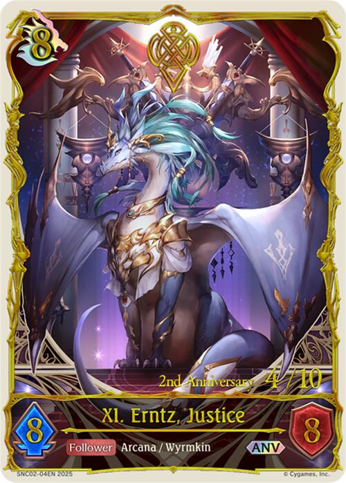 XI. Erntz, Justice (ANV) (SNC02-04EN) [Gods of the Arcana] - Bushiroad - Card Brawlers | Quebec | Canada |