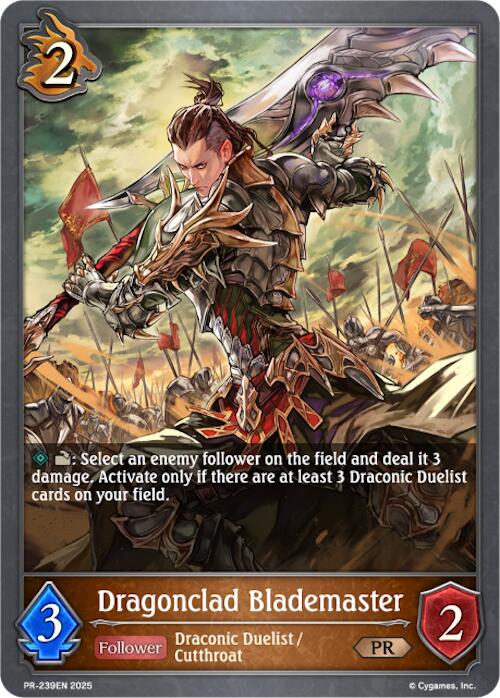 Dragonclad Blademaster (PR-239EN) [Promotional Cards] - Bushiroad - Card Brawlers | Quebec | Canada |