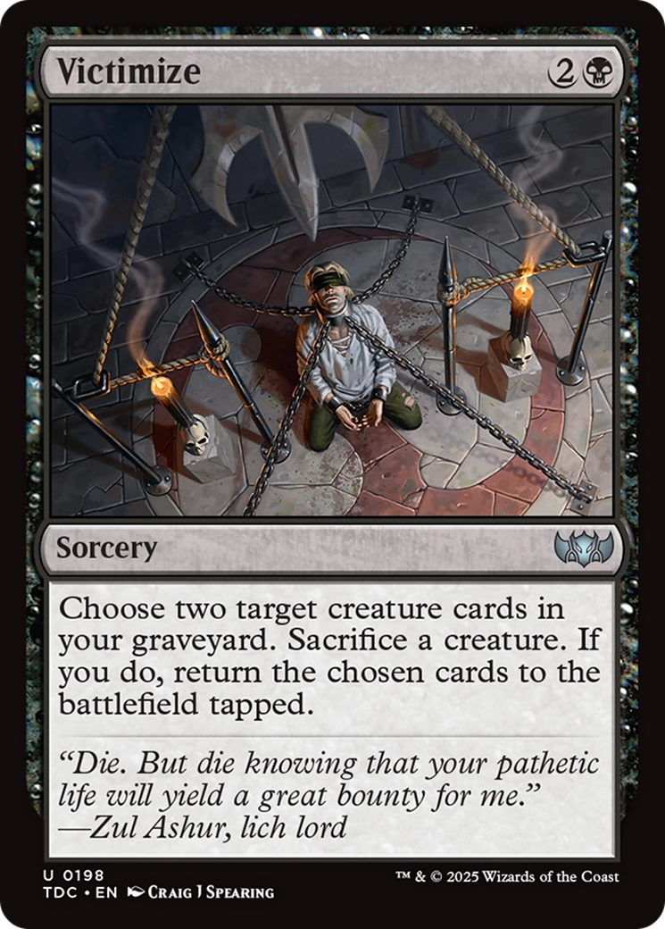Victimize [Tarkir: Dragonstorm Commander] - Magic: The Gathering - Card Brawlers | Quebec | Canada |