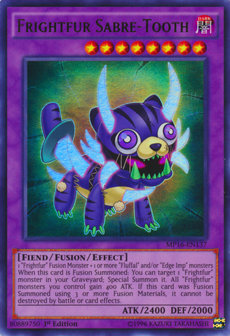Frightfur Sabre-Tooth [MP16-EN137] Ultra Rare - Yu-Gi-Oh! - Card Brawlers | Quebec | Canada |