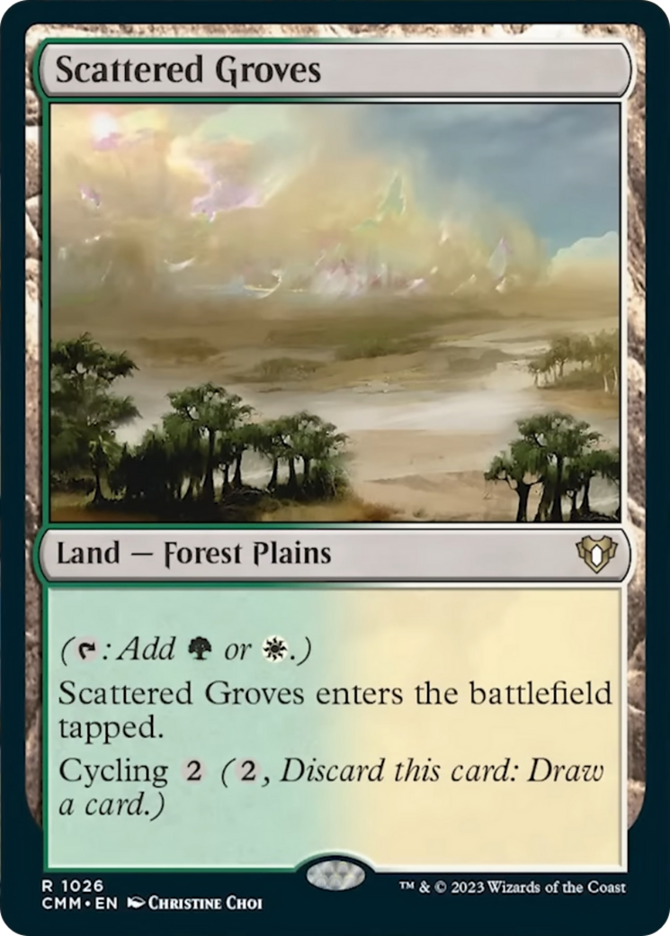 Scattered Groves [Commander Masters] - Magic: The Gathering - Card Brawlers | Quebec | Canada |