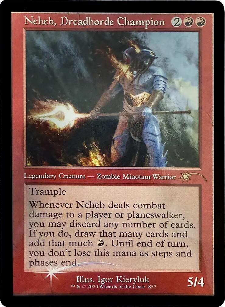 Neheb, Dreadhorde Champion (Retro Frame) [Secret Lair Drop Series] - Magic: The Gathering - Card Brawlers | Quebec | Canada |