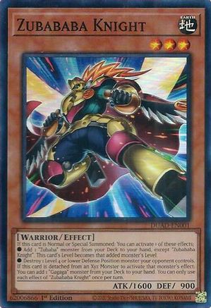 Zubababa Knight [DUAD-EN001] Super Rare - Yu-Gi-Oh! - Card Brawlers | Quebec | Canada |
