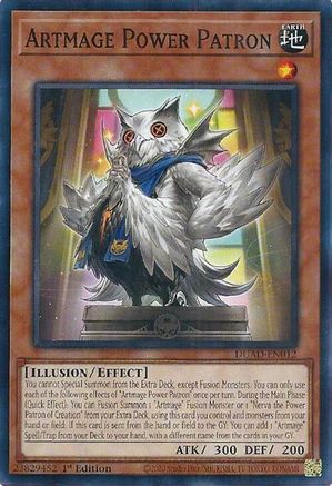 Artmage Power Patron [DUAD-EN012] Common - Yu-Gi-Oh! - Card Brawlers | Quebec | Canada |