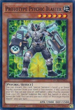 Prototype Psychic Blaster [DUAD-EN016] Common - Yu-Gi-Oh! - Card Brawlers | Quebec | Canada |