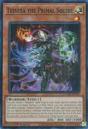 Tessera the Primal Squire [DUAD-EN018] Super Rare - Yu-Gi-Oh! - Card Brawlers | Quebec | Canada |