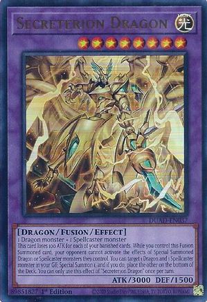 Secreterion Dragon [DUAD-EN037] Ultra Rare - Yu-Gi-Oh! - Card Brawlers | Quebec | Canada |