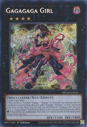 Gagagaga Girl [DUAD-EN043] Secret Rare - Yu-Gi-Oh! - Card Brawlers | Quebec | Canada |