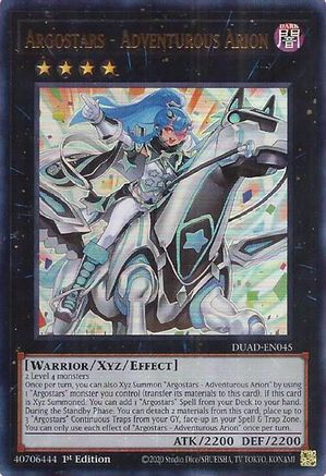 Argostars - Adventurous Arion [DUAD-EN045] Ultra Rare - Yu-Gi-Oh! - Card Brawlers | Quebec | Canada |