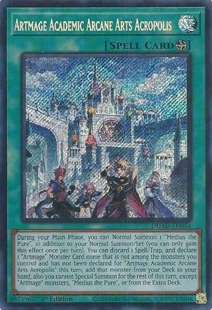Artmage Academic Arcane Arts Acropolis [DUAD-EN054] Secret Rare - Yu-Gi-Oh! - Card Brawlers | Quebec | Canada |