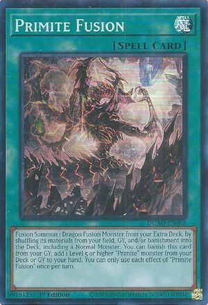 Primite Fusion [DUAD-EN065] Super Rare - Yu-Gi-Oh! - Card Brawlers | Quebec | Canada |