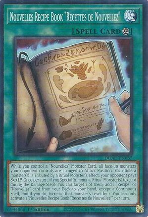 Nouvelles Recipe Book "Recettes de Nouvellez" [DUAD-EN067] Common - Yu-Gi-Oh! - Card Brawlers | Quebec | Canada |