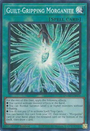 Guilt-Gripping Morganite [DUAD-EN070] Super Rare - Yu-Gi-Oh! - Card Brawlers | Quebec | Canada |