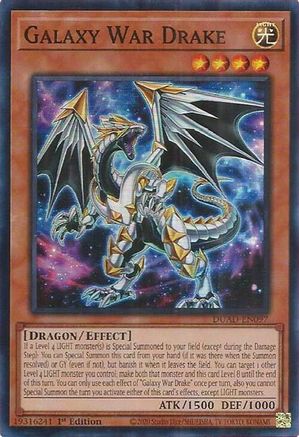 Galaxy War Drake [DUAD-EN097] Super Rare - Yu-Gi-Oh! - Card Brawlers | Quebec | Canada |