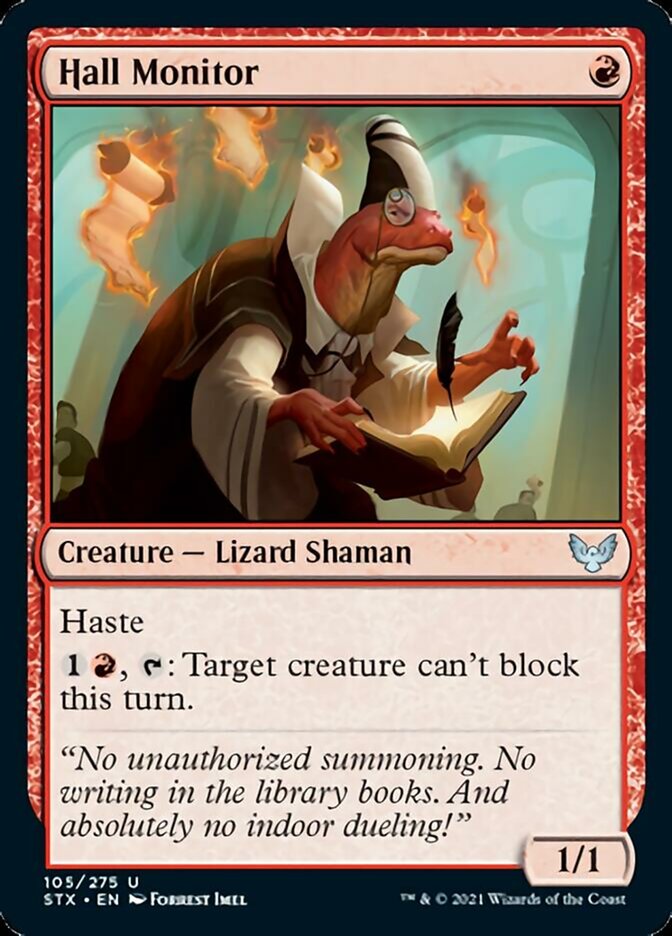 Hall Monitor [Strixhaven: School of Mages] - Magic: The Gathering - Card Brawlers | Quebec | Canada |