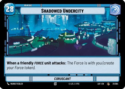 Shadowed Undercity // Experience (021/264 // T01/T03) (021/264 // T01/T03) [Legends of the Force] - Fantasy Flight Games - Card Brawlers | Quebec | Canada |