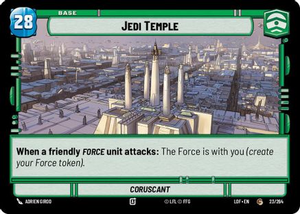 Jedi Temple // Shield (023/264 // T02/T03) (023/264 // T02/T03) [Legends of the Force] - Fantasy Flight Games - Card Brawlers | Quebec | Canada |