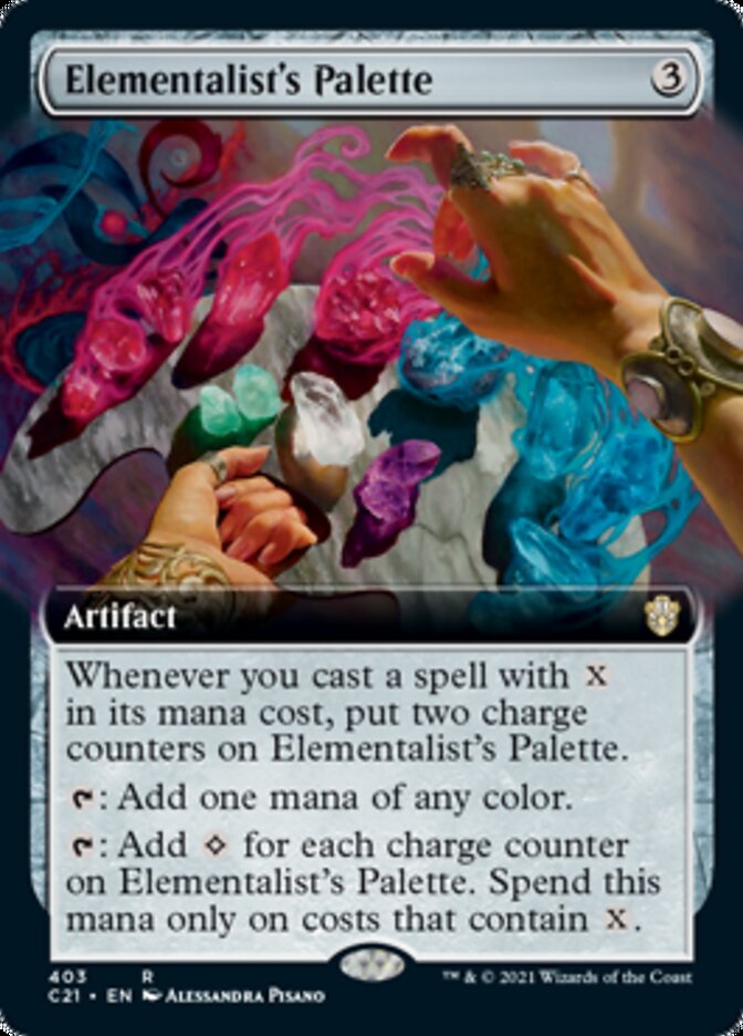 Elementalist's Palette (Extended Art) [Commander 2021] - Magic: The Gathering - Card Brawlers | Quebec | Canada |