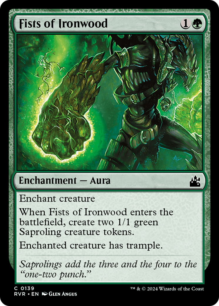 Fists of Ironwood [Ravnica Remastered] - Magic: The Gathering - Card Brawlers | Quebec | Canada |