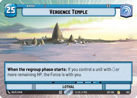 Vergence Temple (283) (Hyperspace) (283) [Legends of the Force] - Fantasy Flight Games - Card Brawlers | Quebec | Canada |