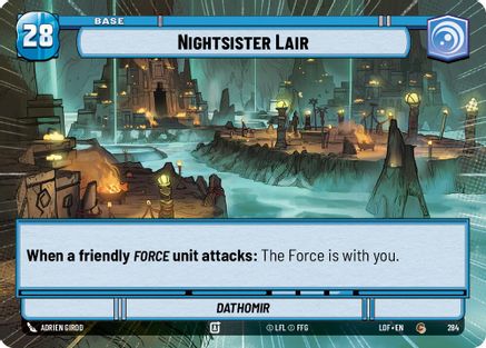 Nightsister Lair // Experience (284 // t04) (Hyperspace) (284 // T04) [Legends of the Force] - Fantasy Flight Games - Card Brawlers | Quebec | Canada |