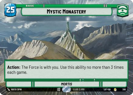 Mystic Monastery (286) (Hyperspace) (286) [Legends of the Force] - Fantasy Flight Games - Card Brawlers | Quebec | Canada |