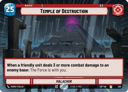 Temple of Destruction (289) (Hyperspace) (289) [Legends of the Force] - Fantasy Flight Games - Card Brawlers | Quebec | Canada |