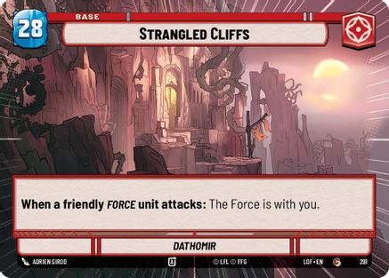 Strangled Cliffs // Force (291 // t06) (Hyperspace) (291 // T06) [Legends of the Force] - Fantasy Flight Games - Card Brawlers | Quebec | Canada |
