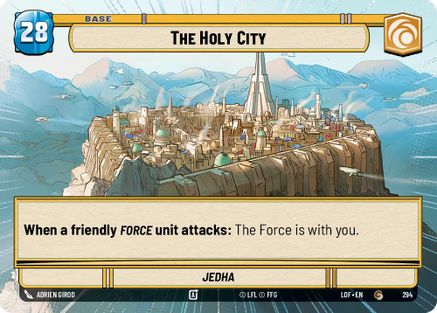The Holy City // Experience (294 // t01) (Hyperspace) (294 // T01) [Legends of the Force] - Fantasy Flight Games - Card Brawlers | Quebec | Canada |