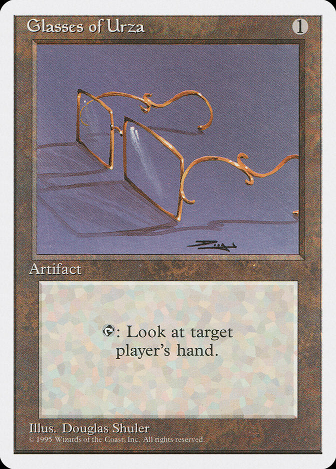 Glasses of Urza [Fourth Edition] - Magic: The Gathering - Card Brawlers | Quebec | Canada |