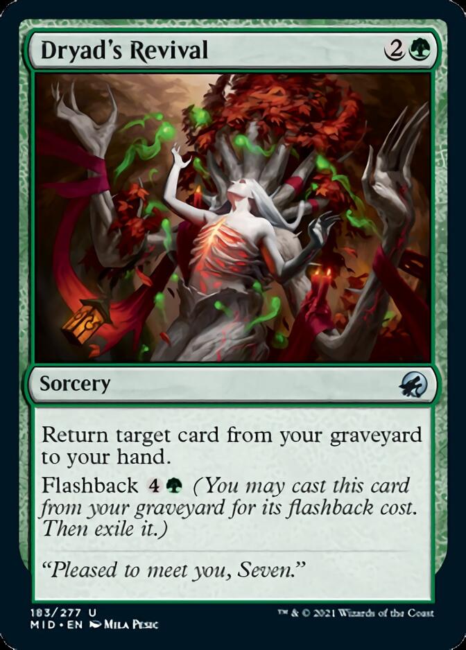 Dryad's Revival [Innistrad: Midnight Hunt] - Magic: The Gathering - Card Brawlers | Quebec | Canada |