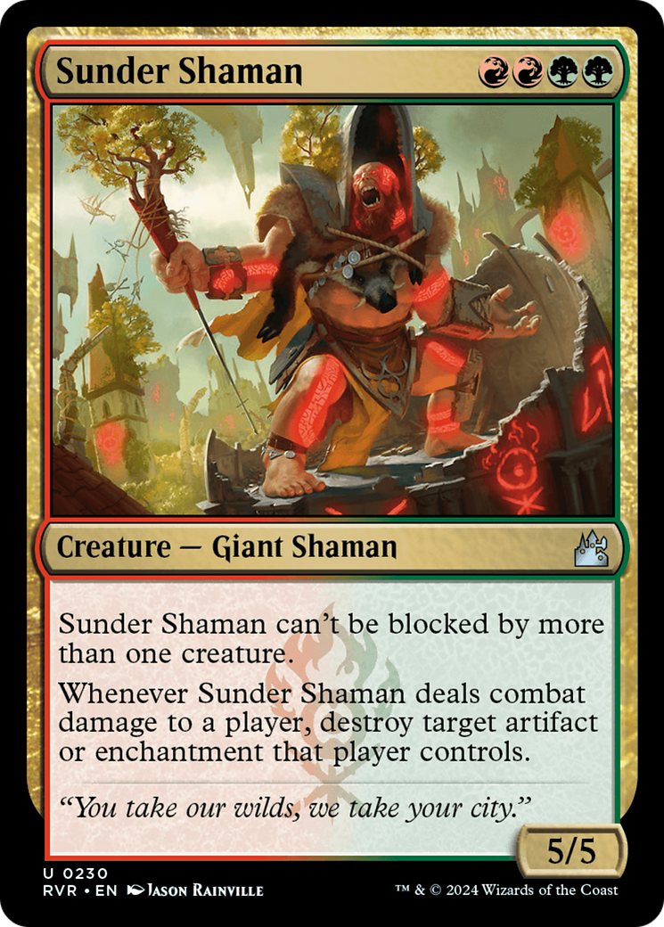 Sunder Shaman [Ravnica Remastered] - Magic: The Gathering - Card Brawlers | Quebec | Canada |