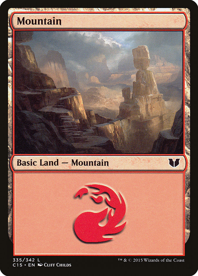 Mountain (335) [Commander 2015] - Magic: The Gathering - Card Brawlers | Quebec | Canada |