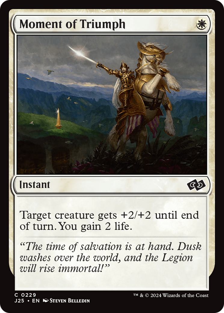 Moment of Triumph [Foundations Jumpstart] - Magic: The Gathering - Card Brawlers | Quebec | Canada |