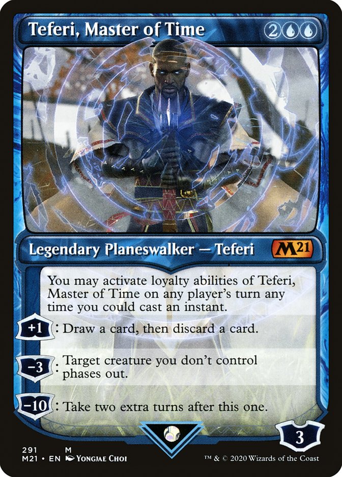 Teferi, Master of Time (Showcase) (291) [Core Set 2021] - Magic: The Gathering - Card Brawlers | Quebec | Canada |