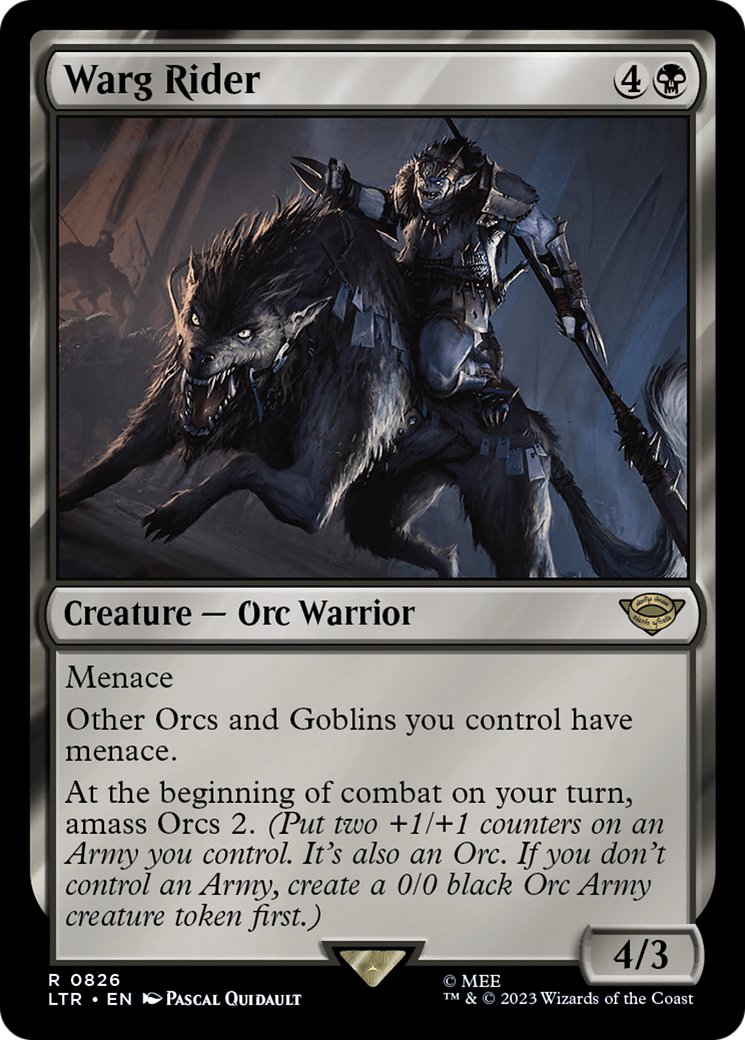 Warg Rider [The Lord of the Rings: Tales of Middle-Earth] - Magic: The Gathering - Card Brawlers | Quebec | Canada |