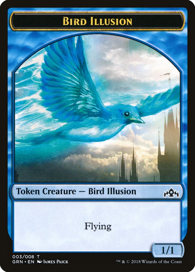 Bird Illusion Token [Guilds of Ravnica Tokens] - Magic: The Gathering - Card Brawlers | Quebec | Canada |