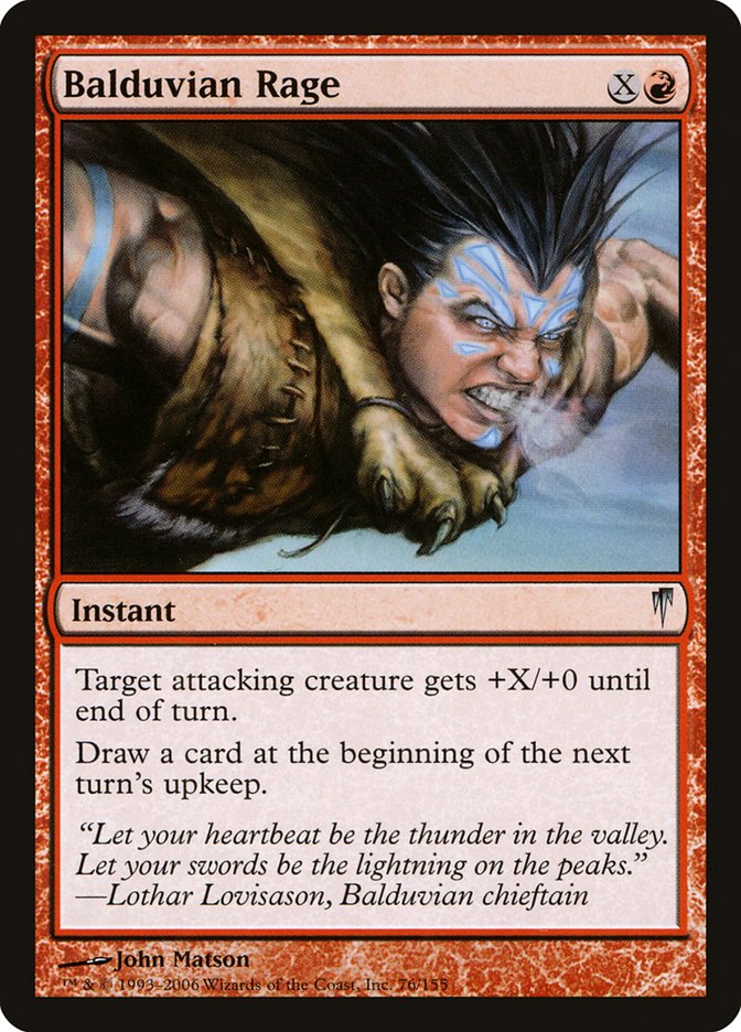 Balduvian Rage [Coldsnap] - Magic: The Gathering - Card Brawlers | Quebec | Canada |