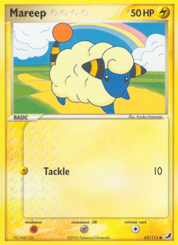 Mareep (62/115) [EX: Unseen Forces] - Pokémon - Card Brawlers | Quebec | Canada |