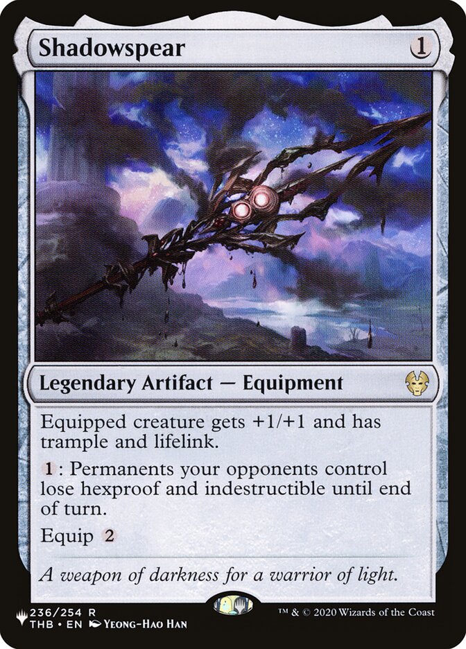 Shadowspear [Secret Lair: Heads I Win, Tails You Lose] - Magic: The Gathering - Card Brawlers | Quebec | Canada |