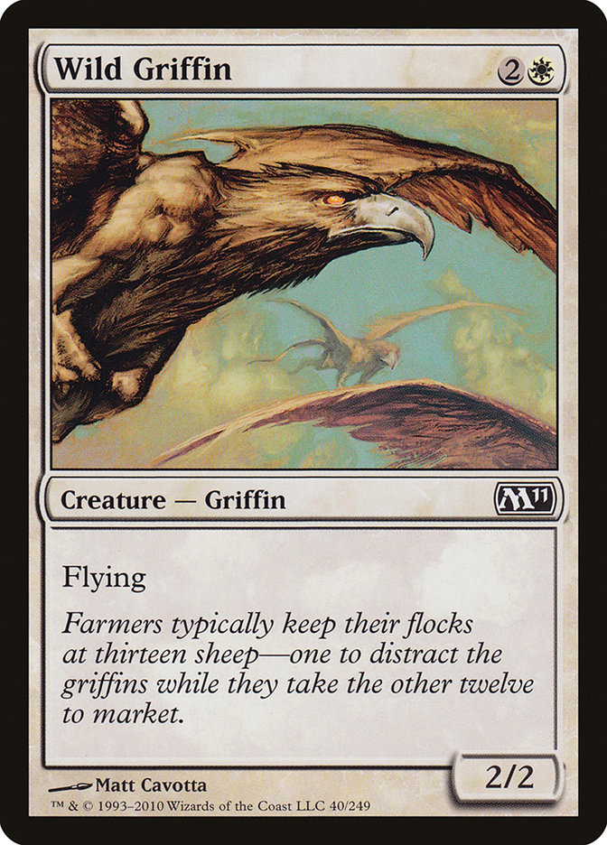 Wild Griffin [Magic 2011] - Magic: The Gathering - Card Brawlers | Quebec | Canada |