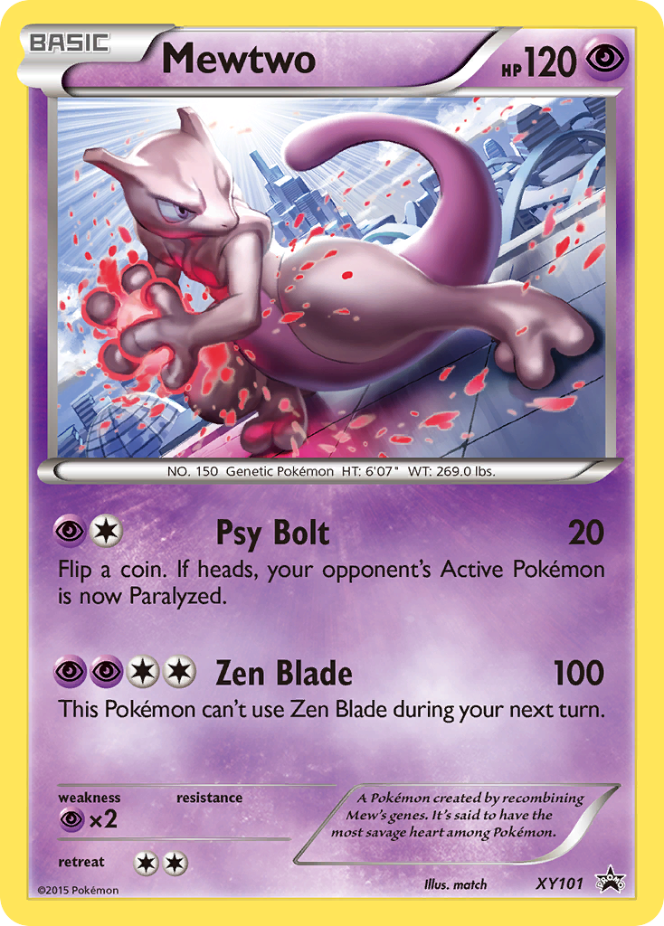 Mewtwo (XY101) [XY: Black Star Promos] - Pokémon - Card Brawlers | Quebec | Canada |