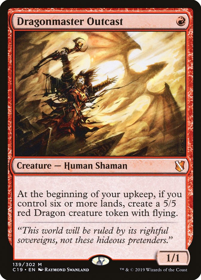 Dragonmaster Outcast [Commander 2019] - Magic: The Gathering - Card Brawlers | Quebec | Canada |