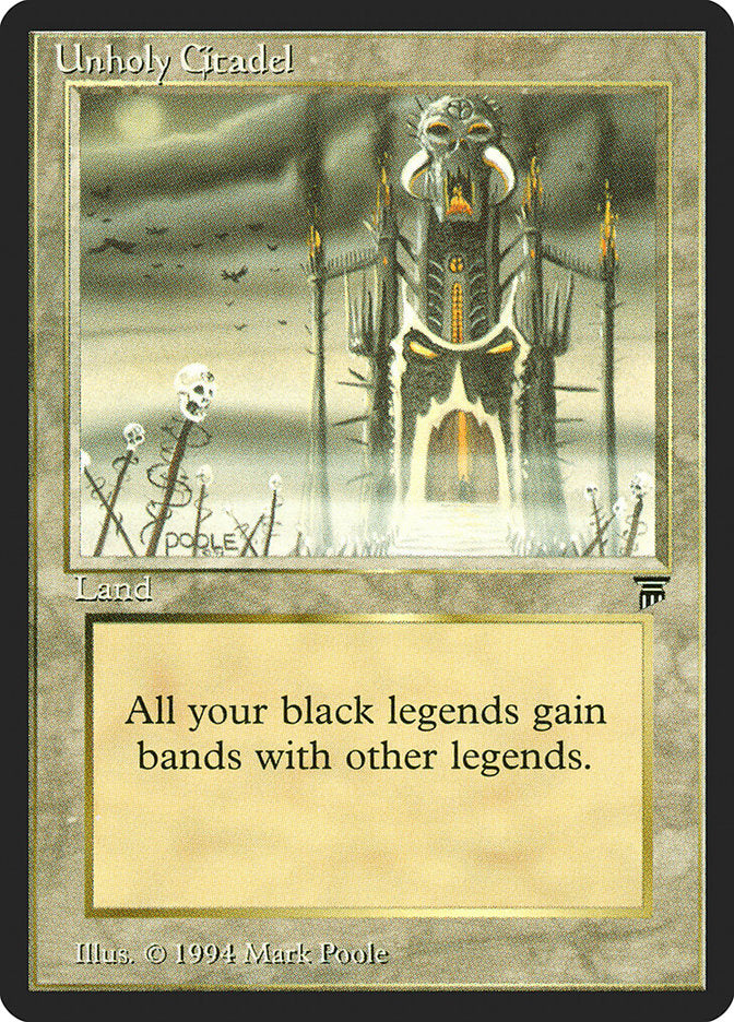 Unholy Citadel [Legends] - Magic: The Gathering - Card Brawlers | Quebec | Canada |