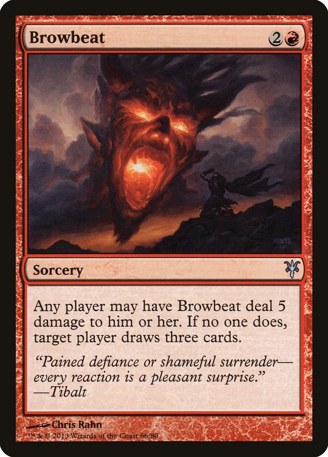 Browbeat [Duel Decks: Sorin vs. Tibalt] - Magic: The Gathering - Card Brawlers | Quebec | Canada |