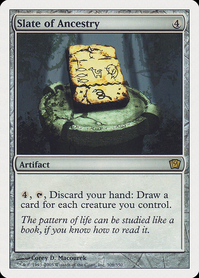 Slate of Ancestry [Ninth Edition] - Magic: The Gathering - Card Brawlers | Quebec | Canada |