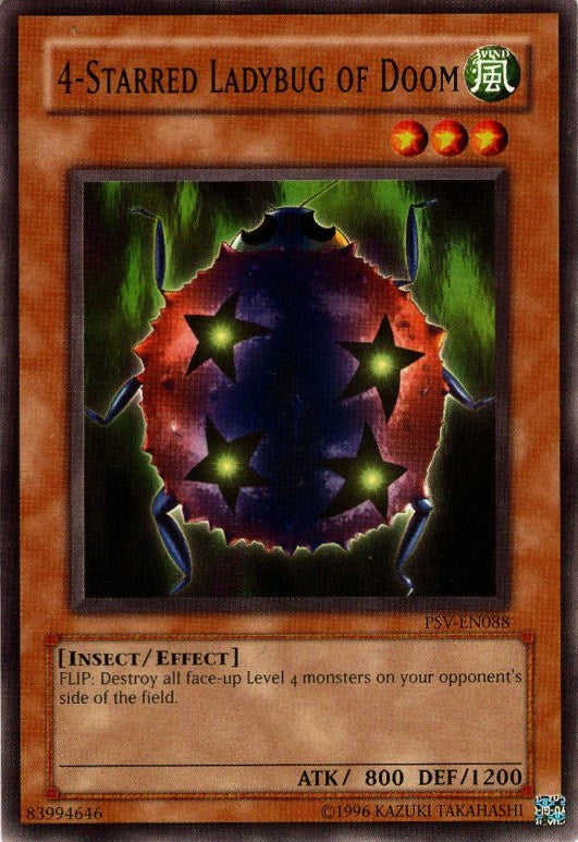 4-Starred Ladybug of Doom [PSV-EN088] Common - Yu-Gi-Oh! - Card Brawlers | Quebec | Canada |