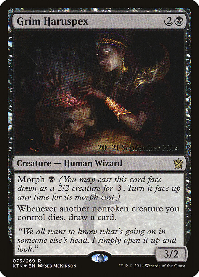Grim Haruspex [Khans of Tarkir Prerelease Promos] - Magic: The Gathering - Card Brawlers | Quebec | Canada |
